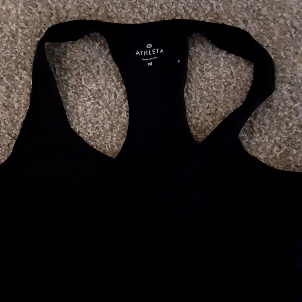Athleta | Blk Racerback Tank w/bonus yoga pants M